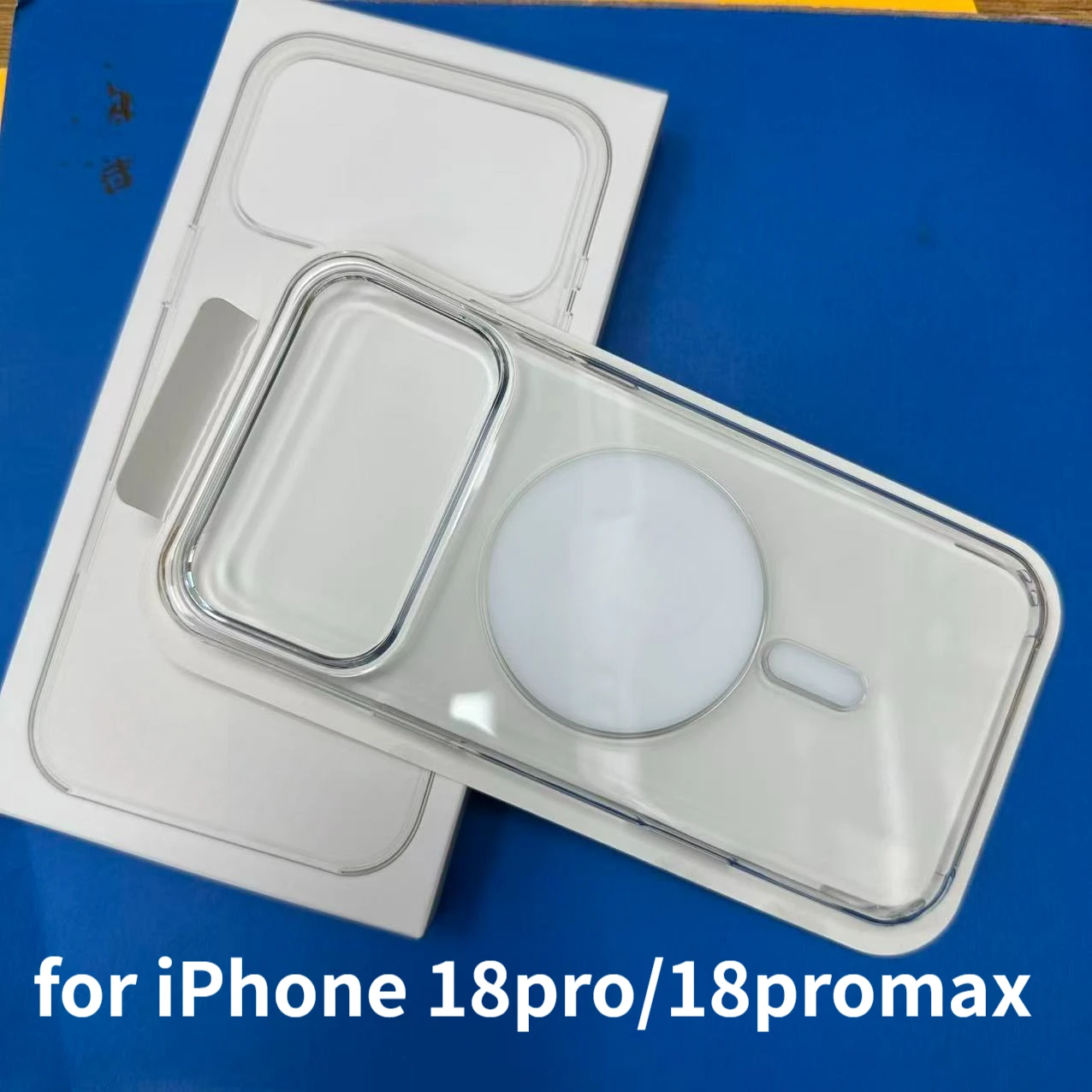 New Transparent Magnetic Case for iPhone 18pro/18promax, Suitable for Magsafe AI Camera Button Protective Cover