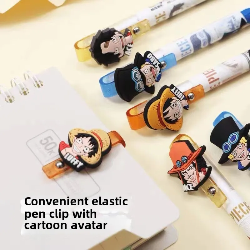 Bandai One Piece Blind Box Neutralstift Cartoon Japanisch Cool Neptune Ruffy Student Limited Schwarz 0,5 Stylist Großhandel