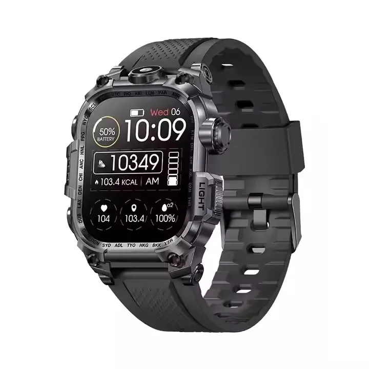 I121 Smartwatch 2024 مقاوم للماء 2.01 بوصة BT Call ساعة ذكية مراقبة النوم الأجهزة التي يمكن ارتداؤها