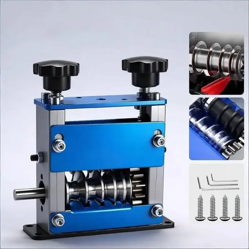 ABFU-Manual Dual Drive Wire Stripper 1-17Mm Copper Cable Recovery Machine Electric Drill Compatible Scrap Wire Peeler
