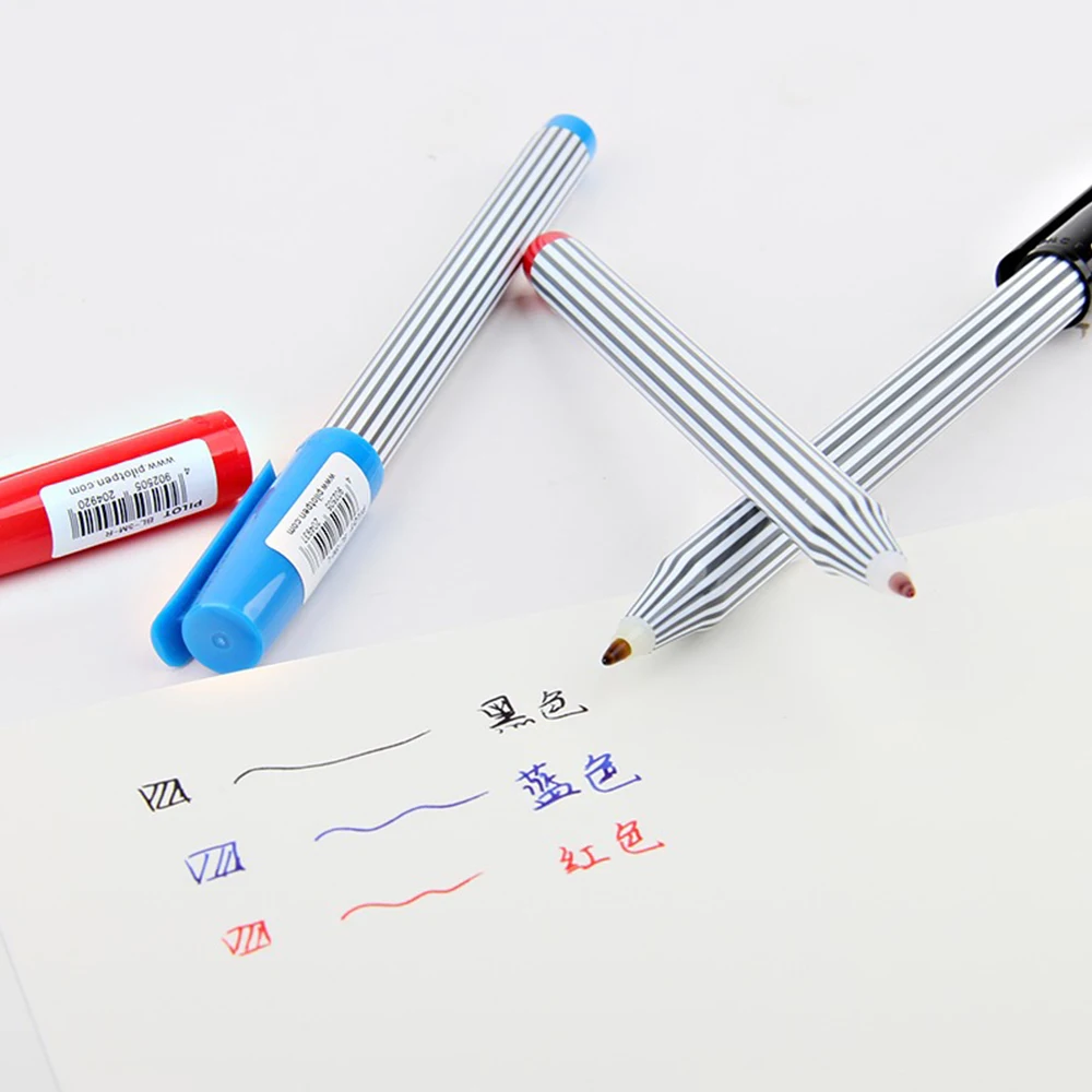 パイロット-ジェルペンbl-5m、6個、黒、青、赤、滑らかな書き込み文房具、黒、青、0.8mm