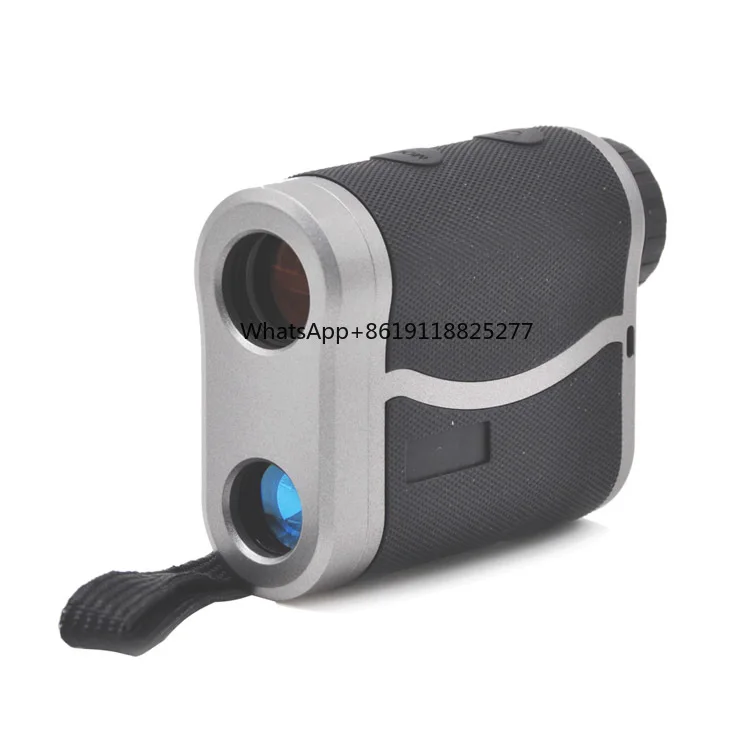 black  and silver OLED Display 800M Monocular Golf Range Finder  for hunting