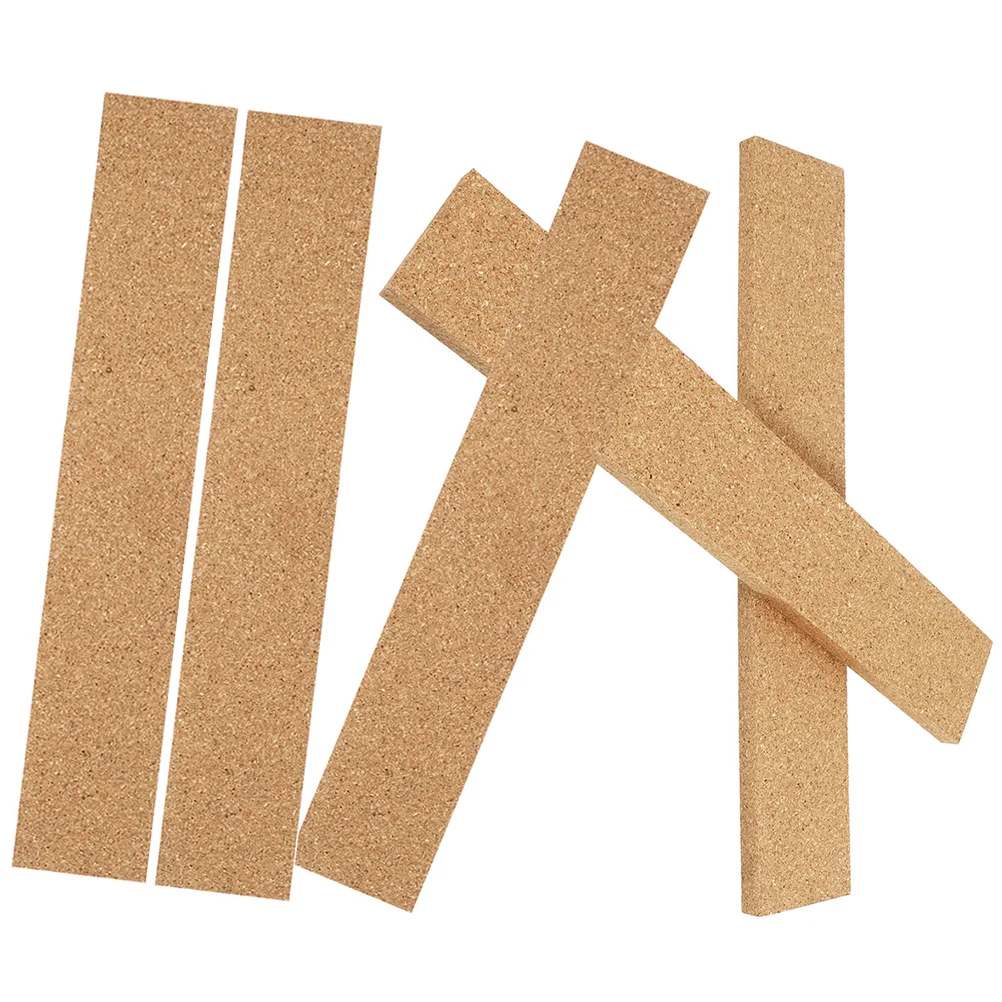 

5 Pcs Cork Board for Office Adhesive Strips Bulletin Bars Memo Home Household Wall Boards Walls