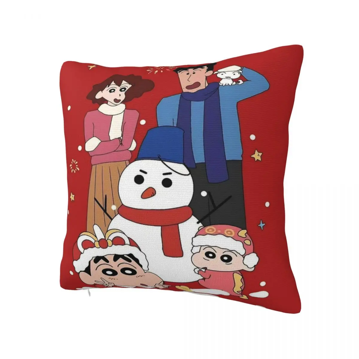 Crayon Shin-chans Pillow Case Retro Trendy Pillow Cover Soft Printed Cushion Cover Pillowcases For Living Room Chair
