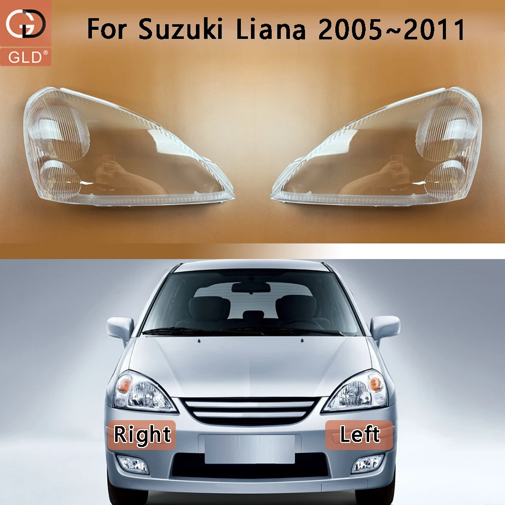 

For Suzuki Liana 2005 2006 2007 2008 2009 2010 2011 Headlamp Transparent Lampshade Shell Masks Headlight Cover Lens Plexiglass