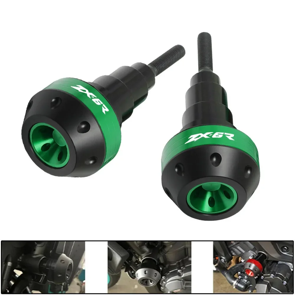 

For KAWASAKI ZX6R ZX-6R 2013-2019 2020 2021 2022 ZX 636 Motorcycle CNC Accessories Frame Sliders Crash Falling Protection