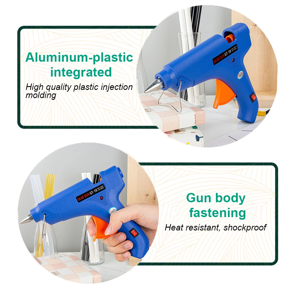 Imagem -05 - Pistola de Cola Quente para Faça Você Mesmo Selagem de Cera Pistolas Industriais Domésticas Temperatura Térmica Ferramenta de Reparo Elétrico de 11 mm Selo 100w