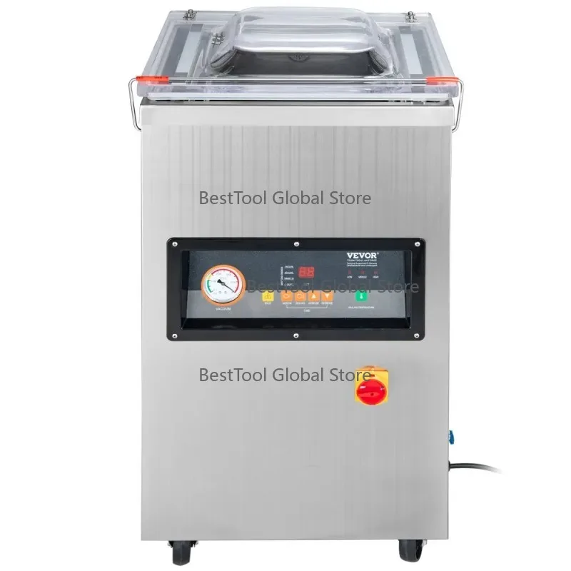 

Chamber Vacu-um Se-aler 600W SealingVa-cuum Packing Machine For Wet Foods Size With 15.7" Sealing Length Applied In Home Kitchen