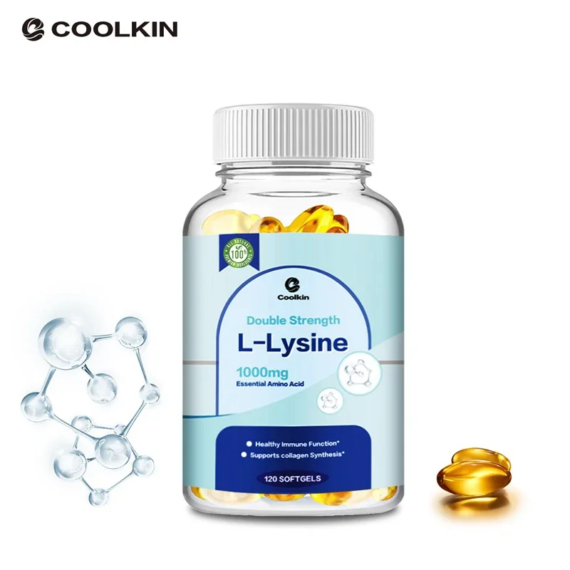 L-Lysine 1000 ملغ - يدعم الجلد والأوتار والعظام، ويعزز مكمل المناعة