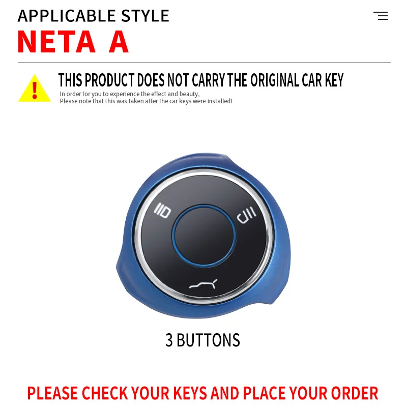 TPU Car Remote Key Case Cover Protect Shell Bag per Neta V U Pro Hezhong New Energy Vehicles accessori protettivi