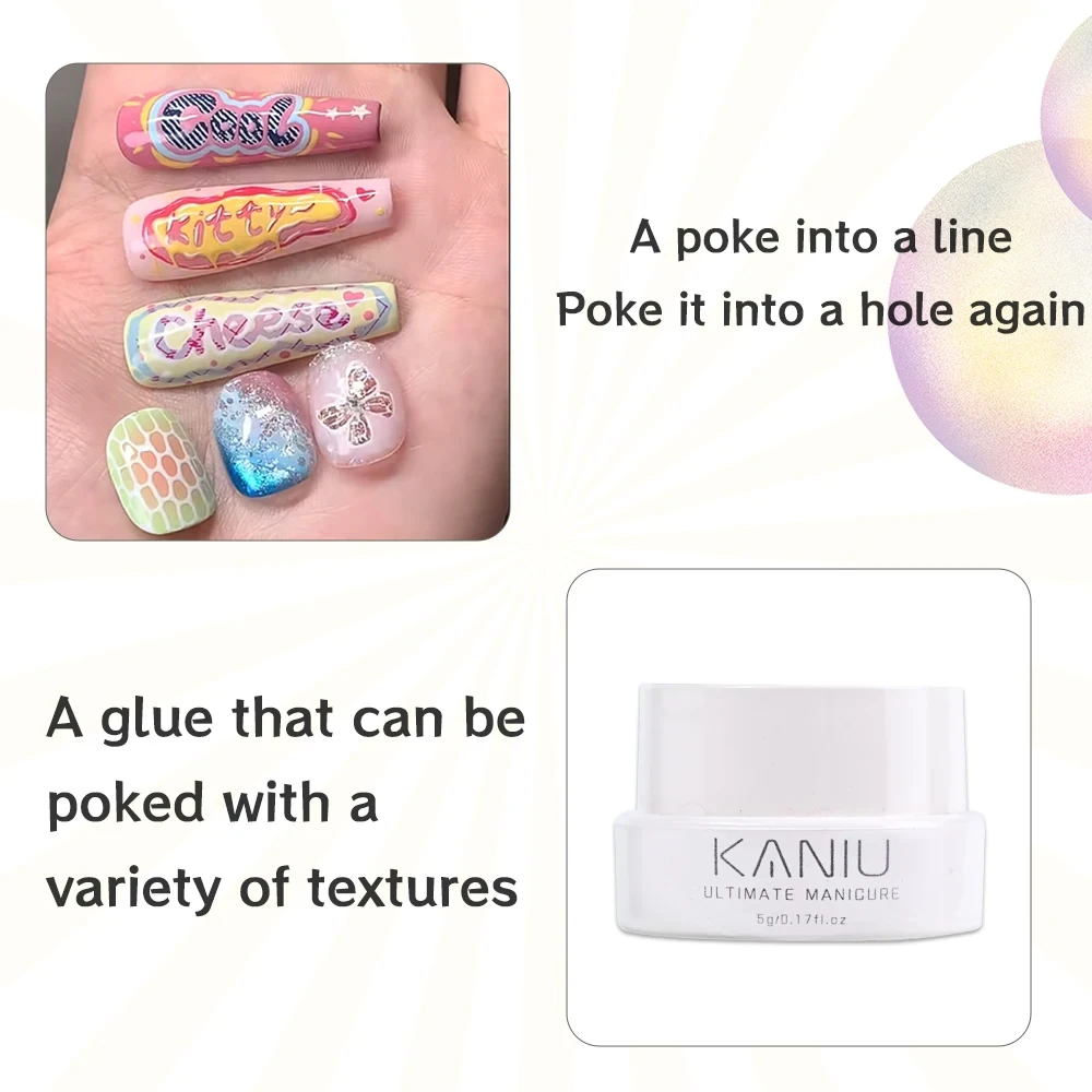 

2025 New Nail Painting Art Gel for French Tips Swirls DIY Manicure UV Cure with Brush Semi Permanent Drawing Nail Art Varnish