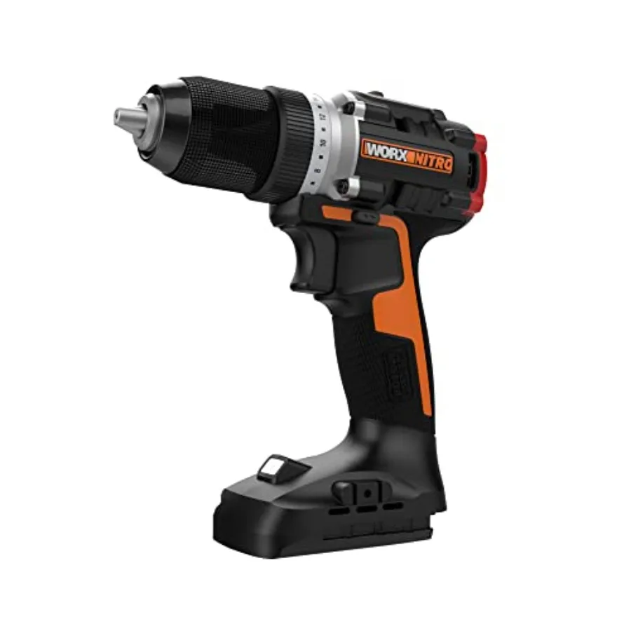 

Nitro 20V Cordless 1/2" Drill Driver With Brushless Motor Compact and Lightweight Set Only 6" and 3 lbs. Power Share Compa