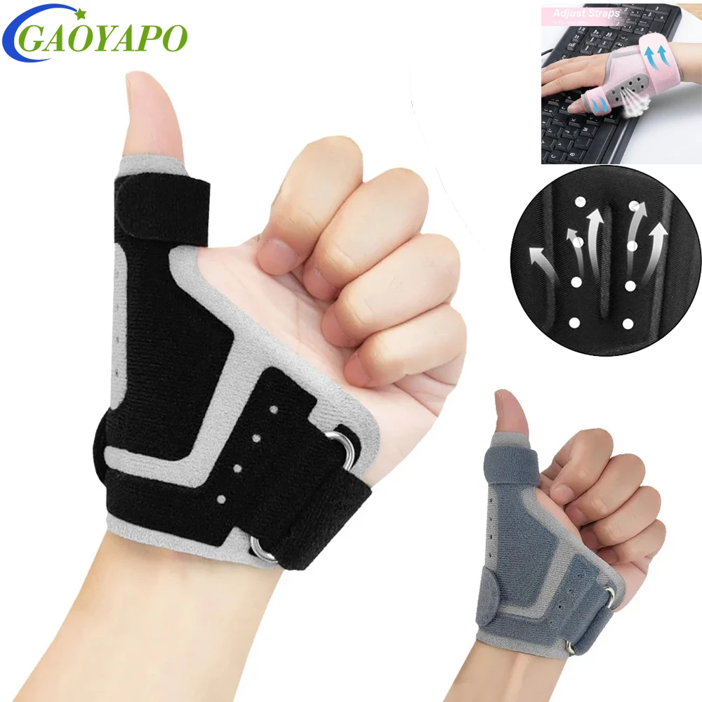 1Pcs Wrist Thumb Brace - Spica Splint for De Quervain’s Tendonitis,Arthritis,CMC,Pain Relief - Left Right Hands - Fits Men Women