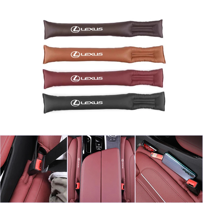 Car Seat Gap Filler Strip Soft Waterproof Leak-proof Filler Padding for Lexus IS250 IS300 RX330 RX350 GX200 GX300 LX470 LX570