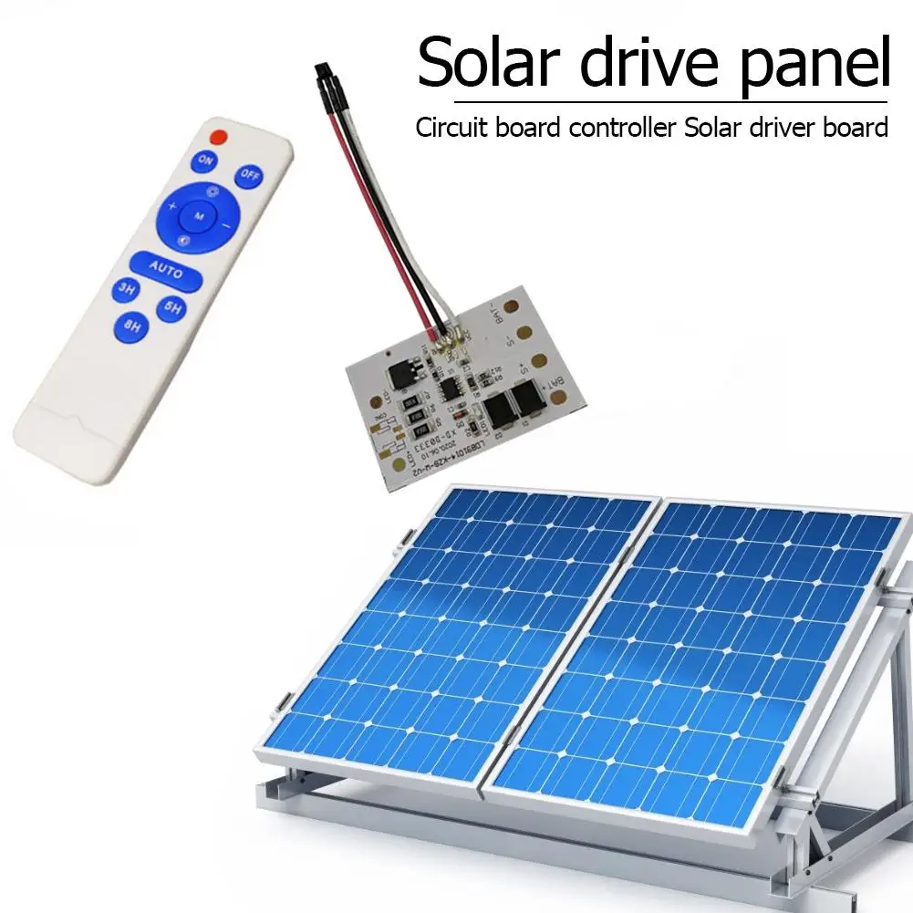 3.2V 3.7V Solar Charging LED Ceiling Light Circuit Board Controller with Remote Retrofit of Solar Integrated Street Lamp