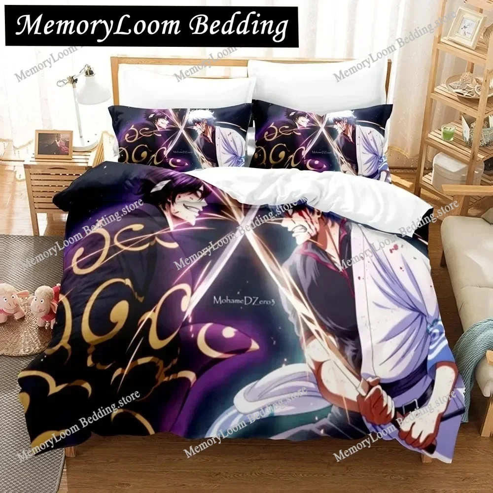 

Fashion 3D Print Anime Bed Sheet Gintama Bedding Set Single Twin Full Queen King Size Bed Set Adult Kid Bedroom Duvetcover Sets