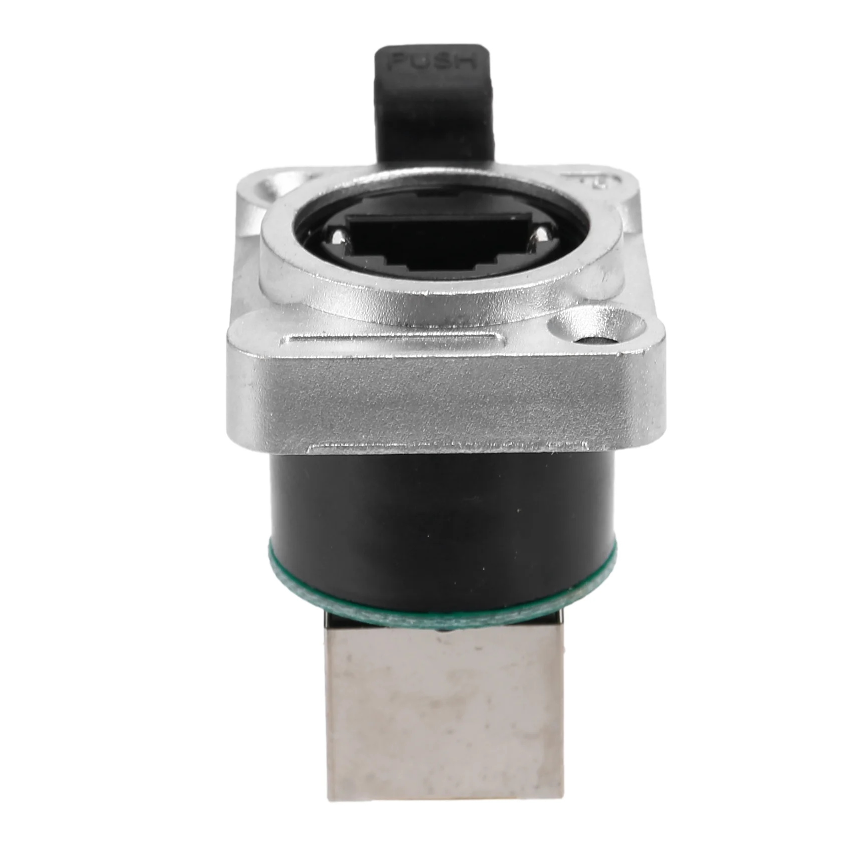2PC RJ45 Shield Network Connector 8P8C Female Panel Mount Sockets RJ45 Ethernet Connector(Right Angle)