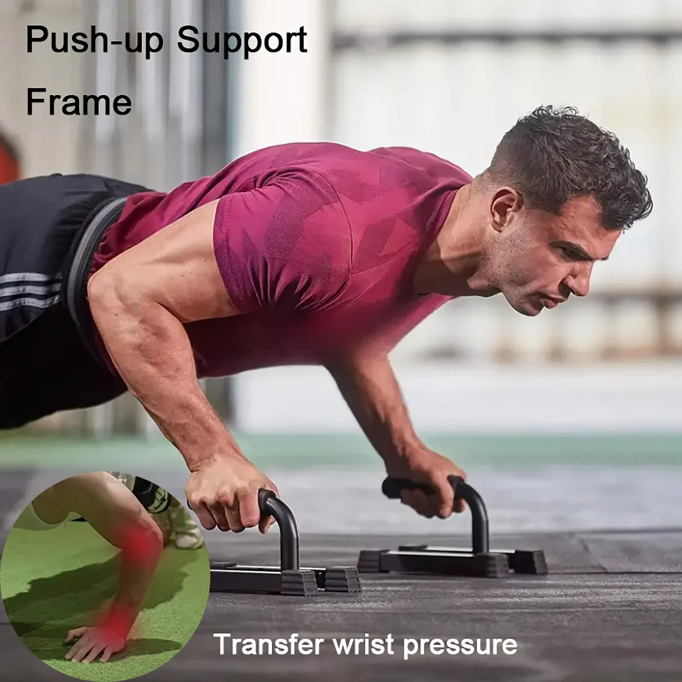 Push-up Supports, Indoor Fitness Exercises, Support Stability, Reduce Hand Pressure, Ergonomic Grip Strength, Strength Training