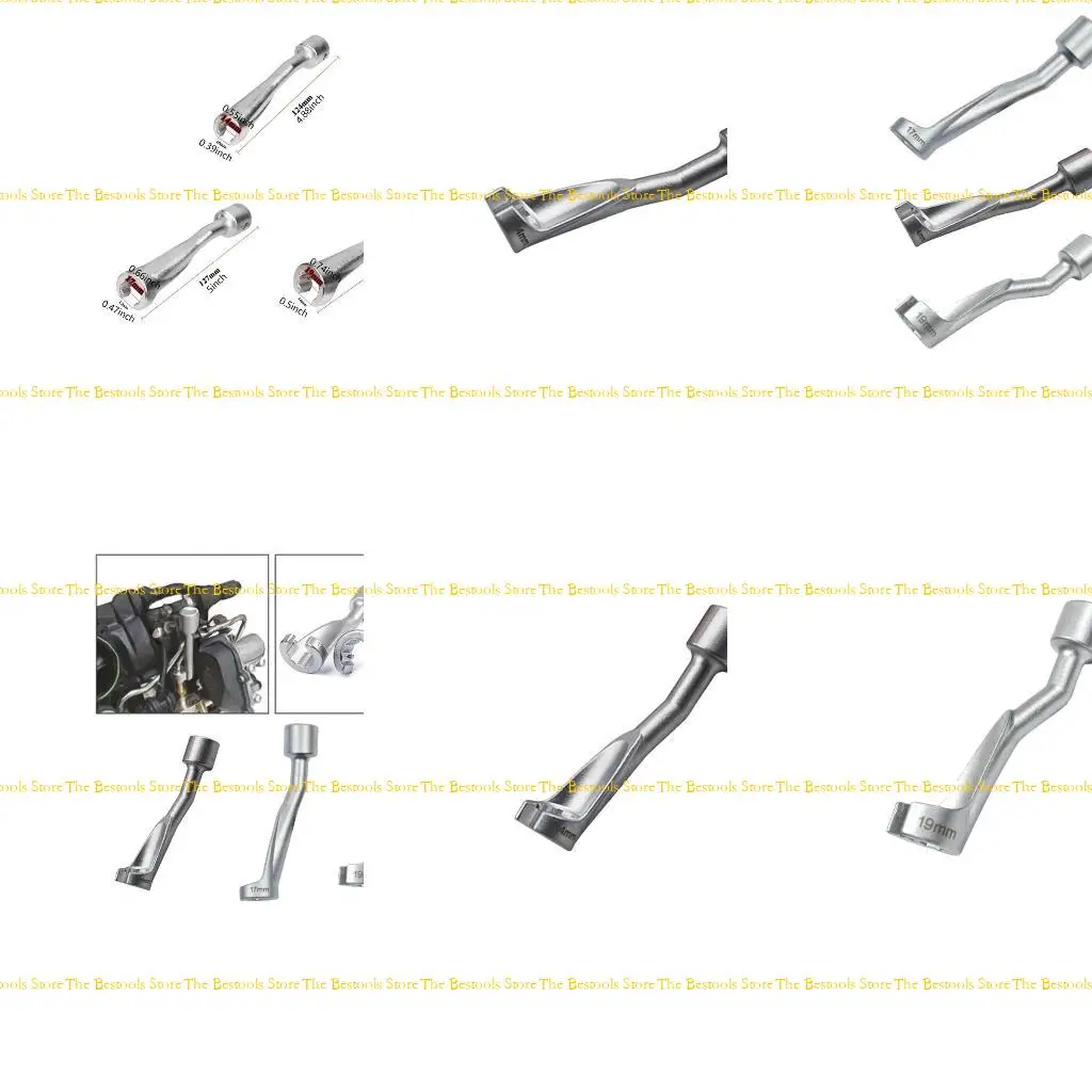 

12PF Precise 14mm/17mm/19mm Automotive Fuels Injector Wrench Spanner Ergonomic Handle