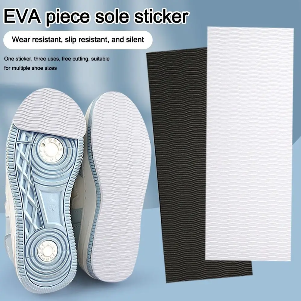 

2Pcs Durable 10*27cm Sole Anti Slip Sticker Repair Self Adhesive Shoe Sole Protectors Wearable Shoe Bottom Pads Shoe Accessories