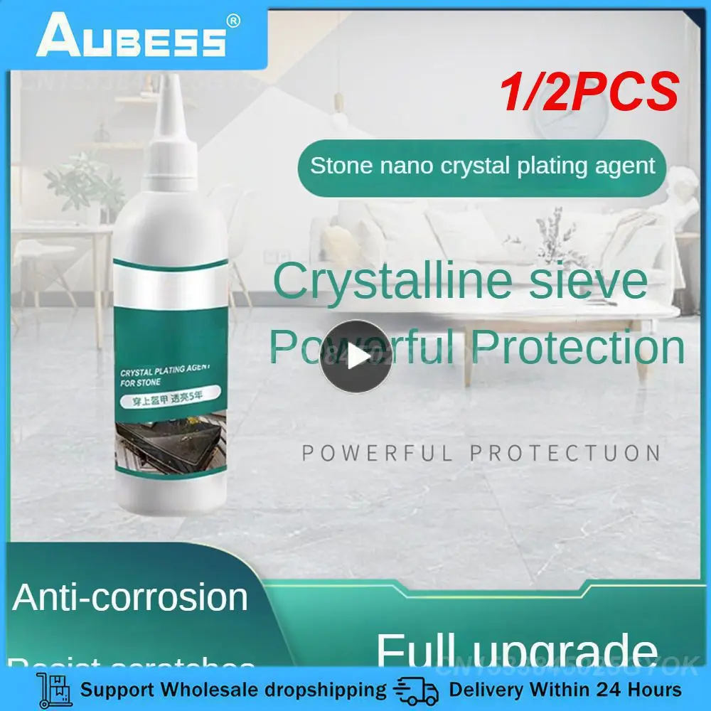 

1/2PCS Marble Plating Agent Polishing Nanometer Multi Repair Agent Floor Repair Products Nano Crystal 2023 Stone Plating Agent