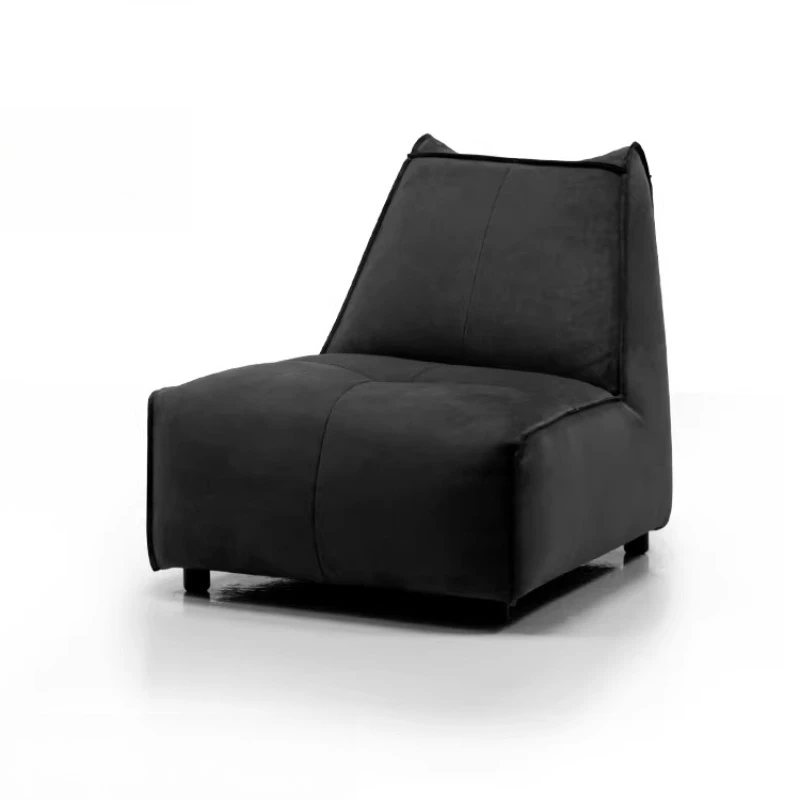 

Retro fabric single chair armless leisure chair living room single seat