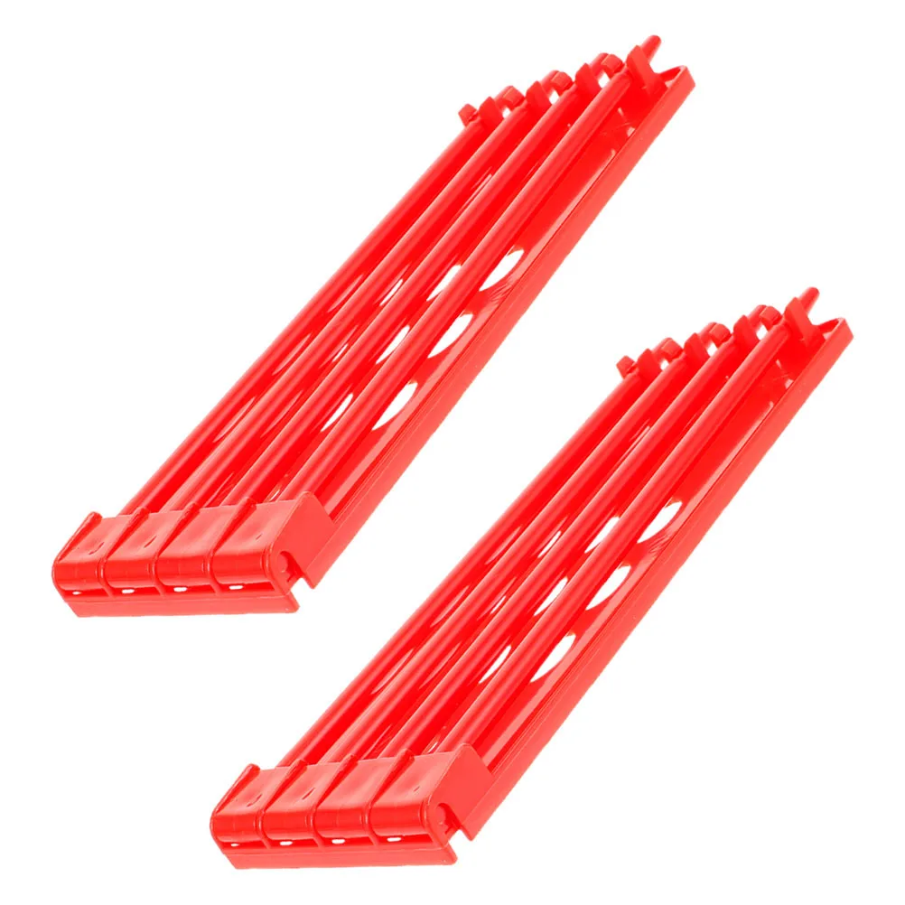 

2Pcs Plastic Pigeon Leg Ring Holder Hanging Rack Foot Rings Stand Organizer Training Frame Pigeons Accessory