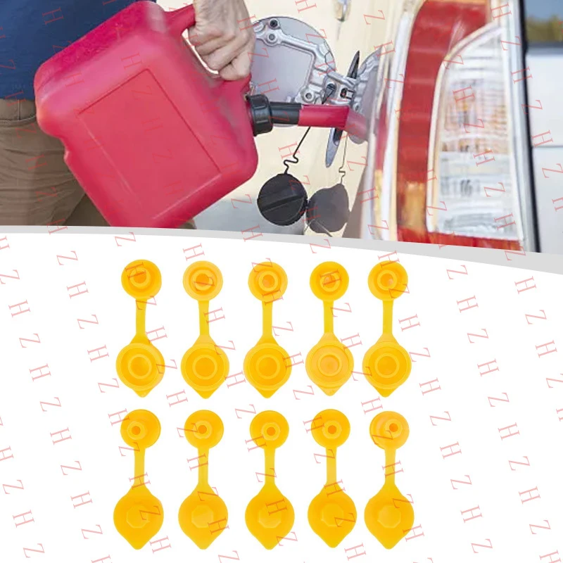 U+ 10 Pack Yellow Vent Cap for Eagle Chilton Spouts and Rotopax Style Cans （Minimum order 10 pieces）