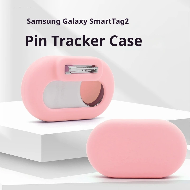 Eayburst Cover für Samsung Galaxy SmartTag2 Hülle mit Pin, rutschfeste weiche Silikonhülle für Kinder, GPS-Tracker-Zubehör – Detail 4