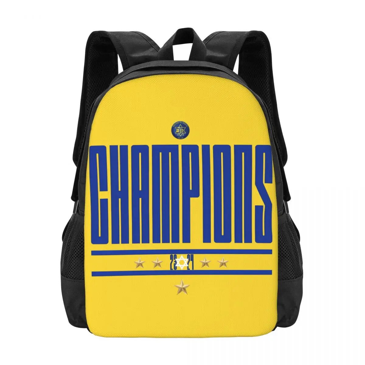 

Maccabi MTA Tel Aviv Champion Travel Laptop Backpack, Business College School Computer Bag Gift for Men & Women