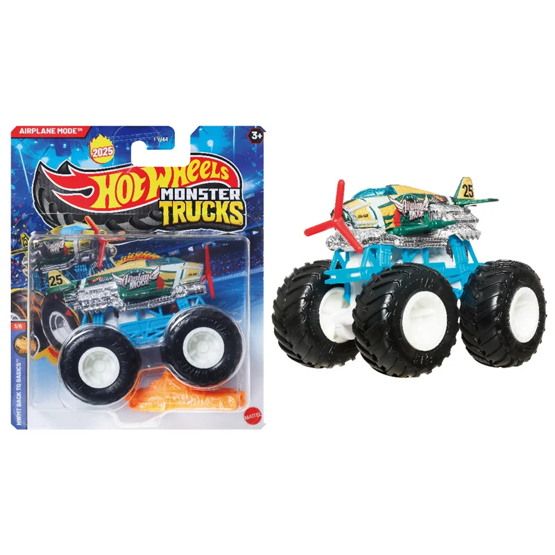 جديد 2025 Hot Wheels Monster Trucks G/F Cases 16-truck 1:64 Diecast Vehicle, Model Cars Toys FYJ44 #5