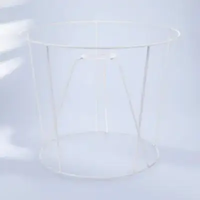 

Lampshades Frame for DIY Pendant Light Wire Cage 2 Styles Chandelier Bracket Ceiling Light Frame Cloth Paper Craft Strong