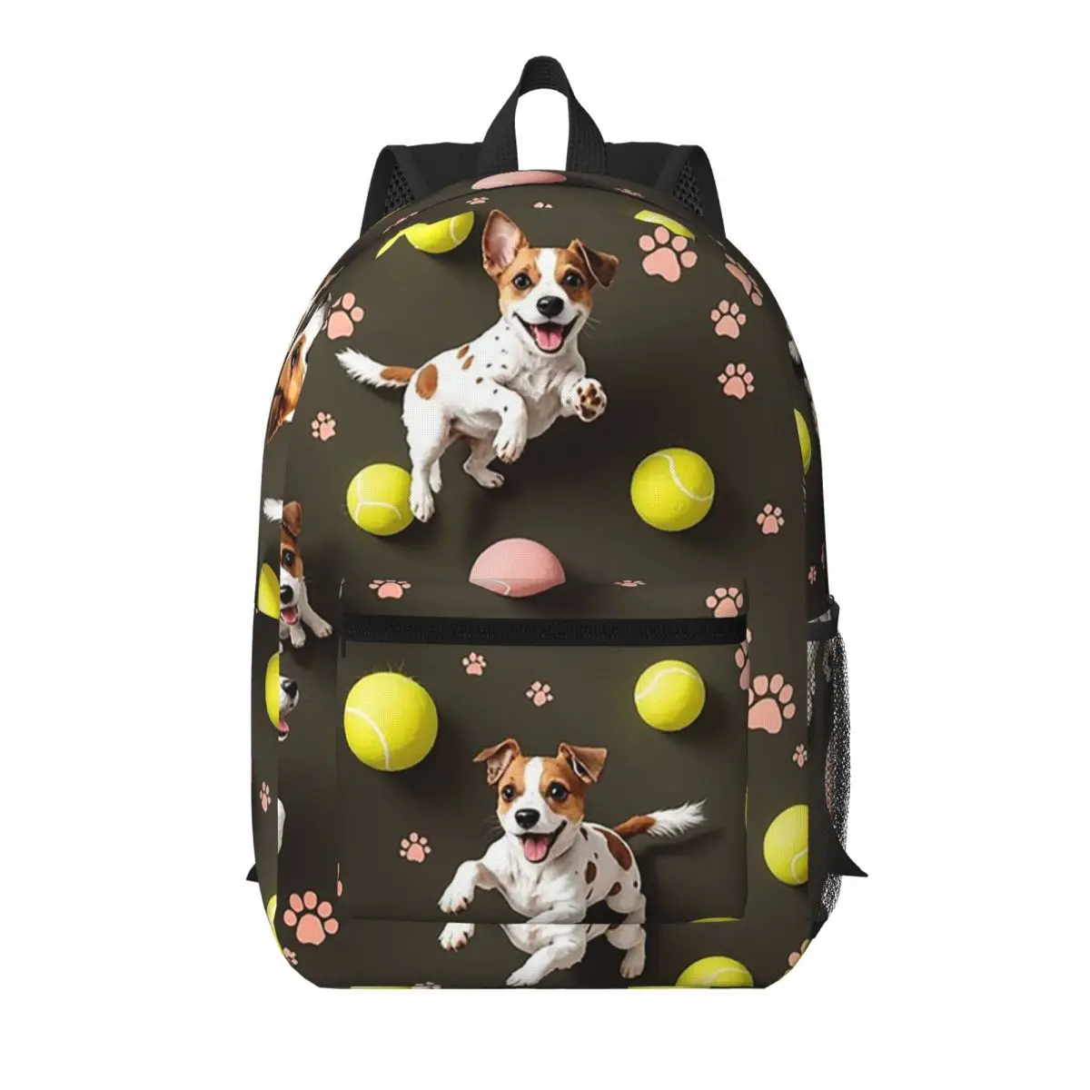 

Jack Russell Terrier Dog Student Backpack School Bag Hiking Travel Daypack for Boys Girls Bookbag Shoulder Bags