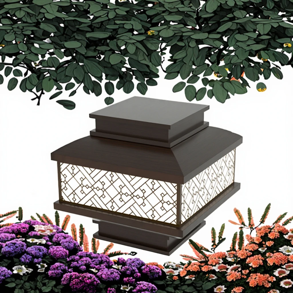 Custom IP65 Stainless Steel Solar Light Emitting Diode Wall Light Waterproof New Chinese Outdoor Garden and Garden Application