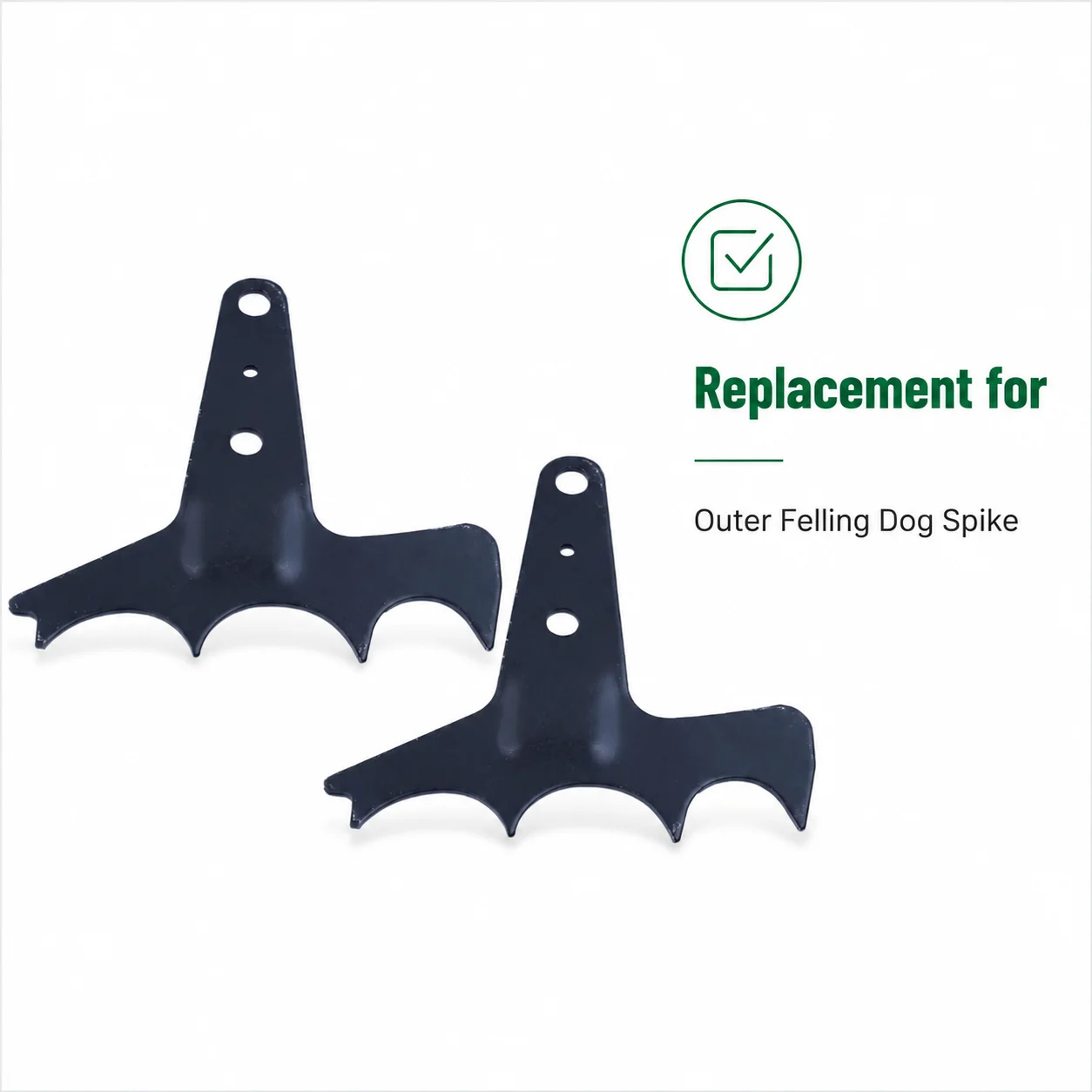 2Pcs Outer Felling Dog Spike Bumper Fit Husqvarna 385 390 365 372 362 570 575 Chainsaw Replacement Parts Kit Accessories