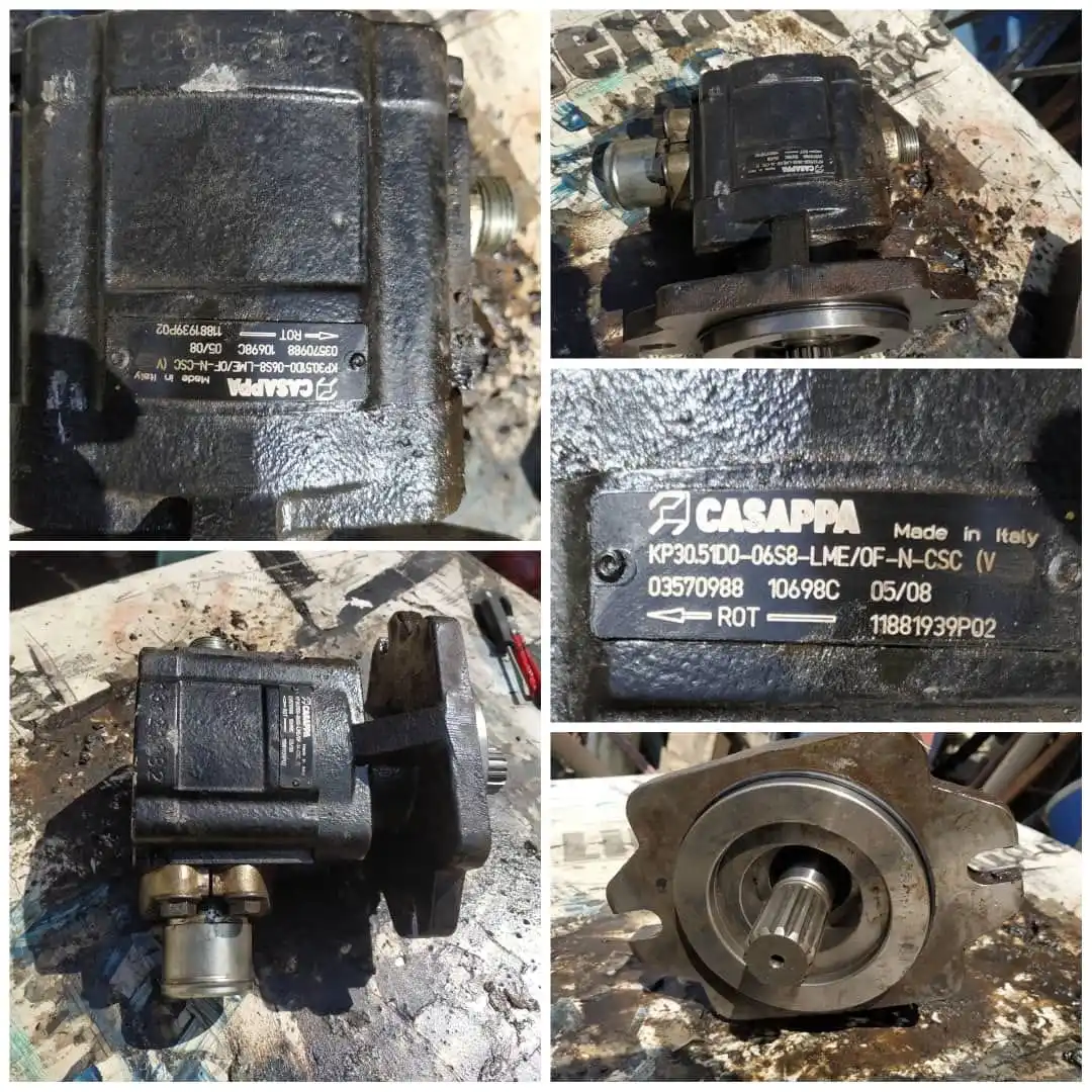 BL60 2005 11881939P02 Hydraulic Pump (it Is Brand Casappa) Is for a Retro Excavator  BL60 Model 2005