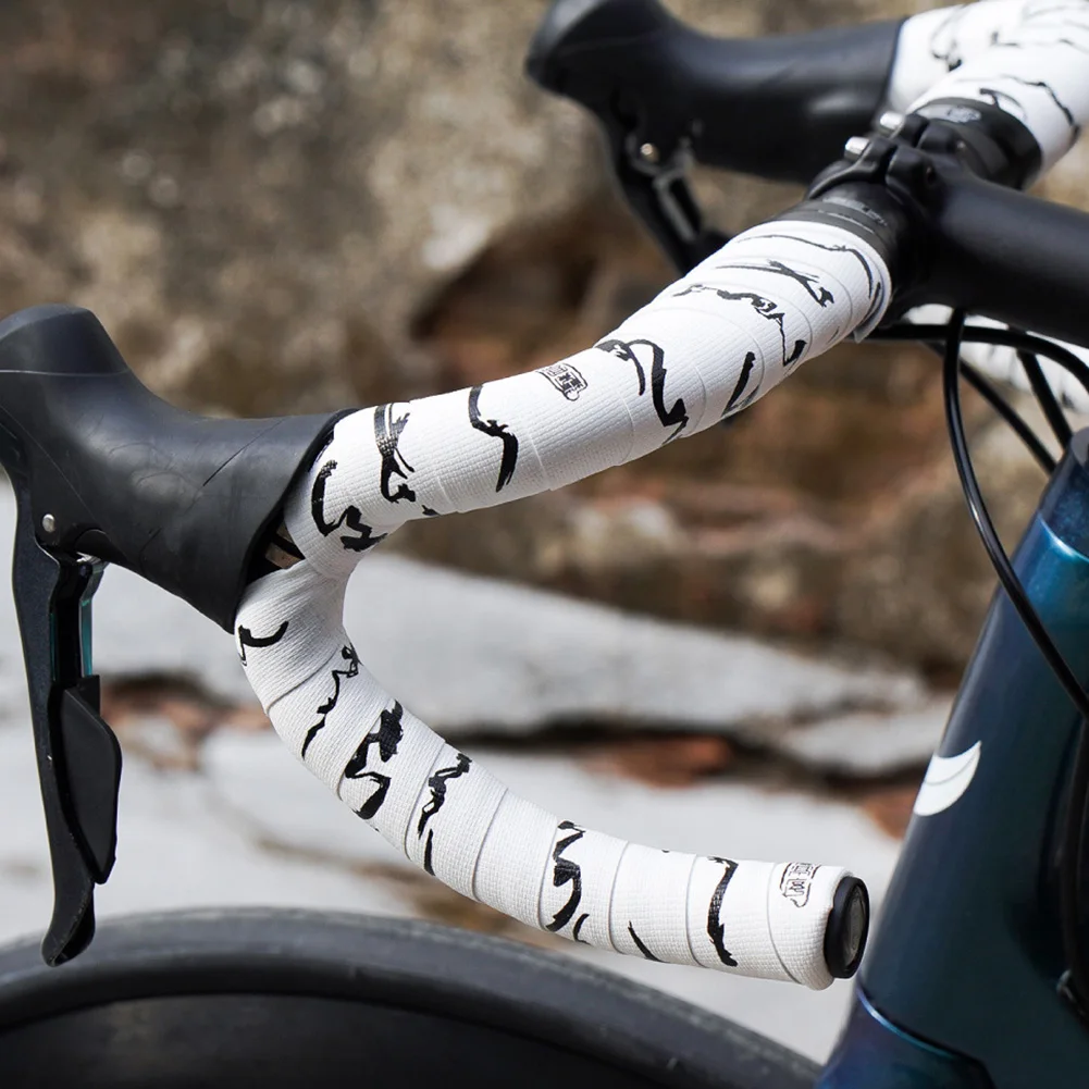 Anti Slip Bicycle Tape Fixie Handlebar Anti-Slip Tape PU Silicone Blend Comfortable Grip Customizable Patterns