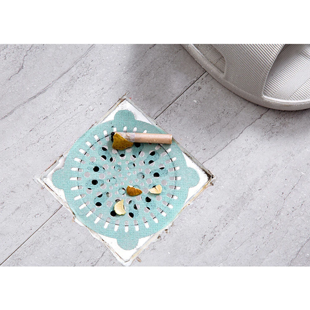 

30pcs 10Cm Floor Drain Cover Hair Catcher Filter Strainer Green Anti-Clogging Drainage Water Flow Bathroom Sink Drainer Pool