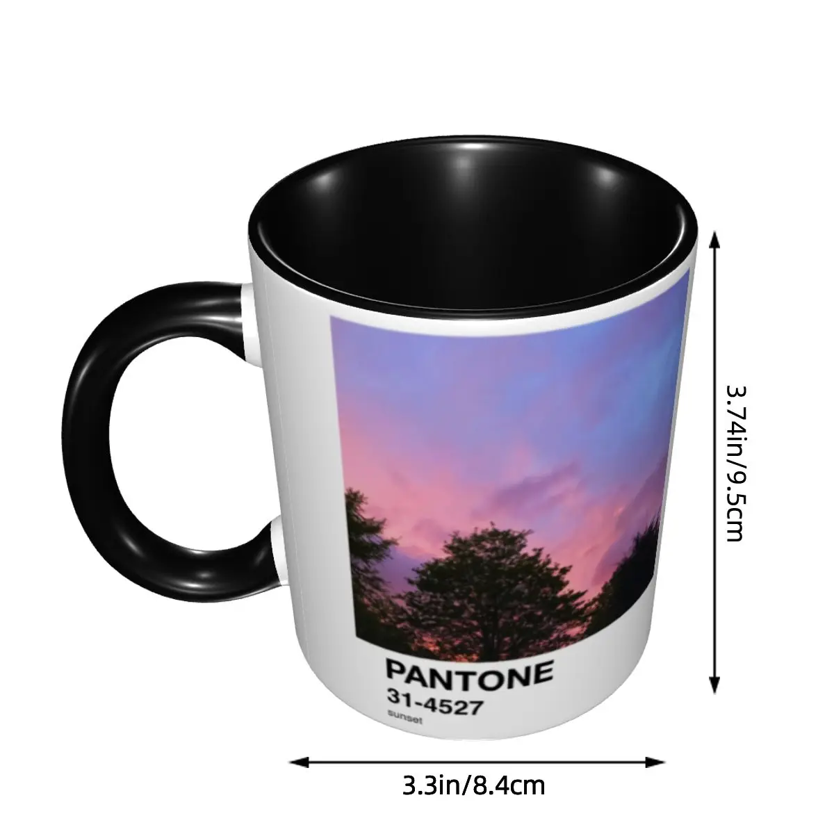 Personalized Pantones Color Chart Coffee Mug DIY Ceramic Milk Tea Cups