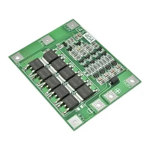 4S 40A Lithium-ion Battery Charger Protection Board 18650 26650 Drilling Motor BMS 16.8V-18.1V Enhancement/balance