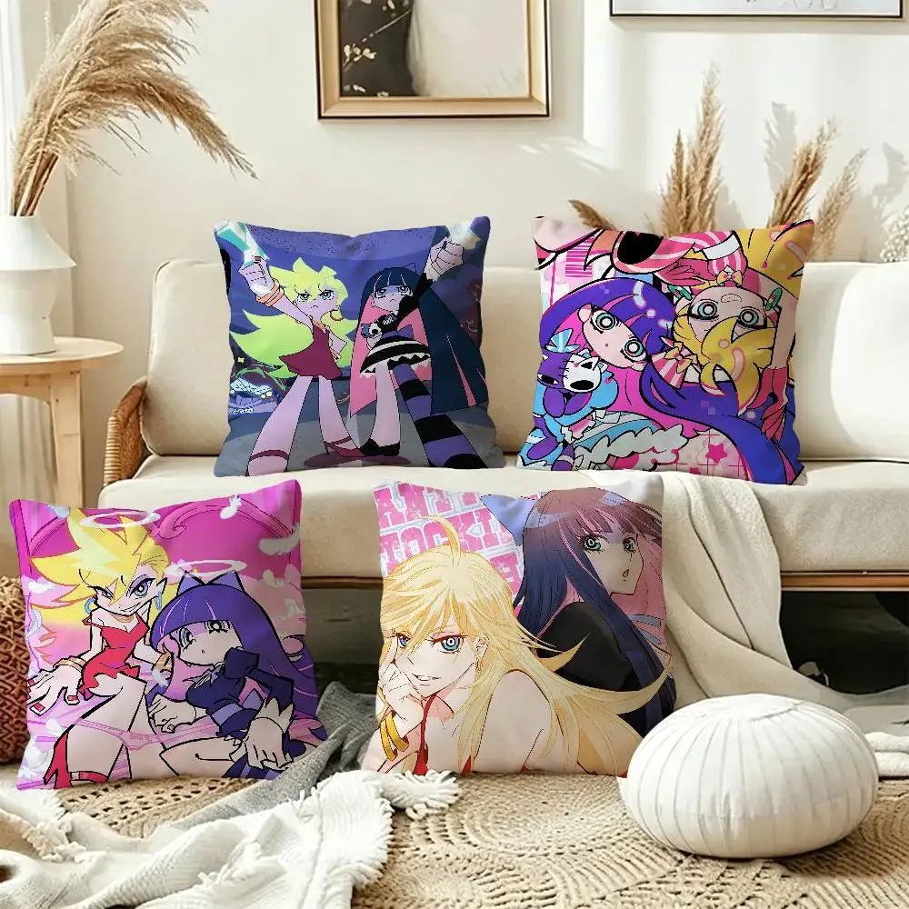 Girl Panty Stocking with Garterbelt Stocking Panty Dragon pillow cover sofa cushion cover home room decoration children gift