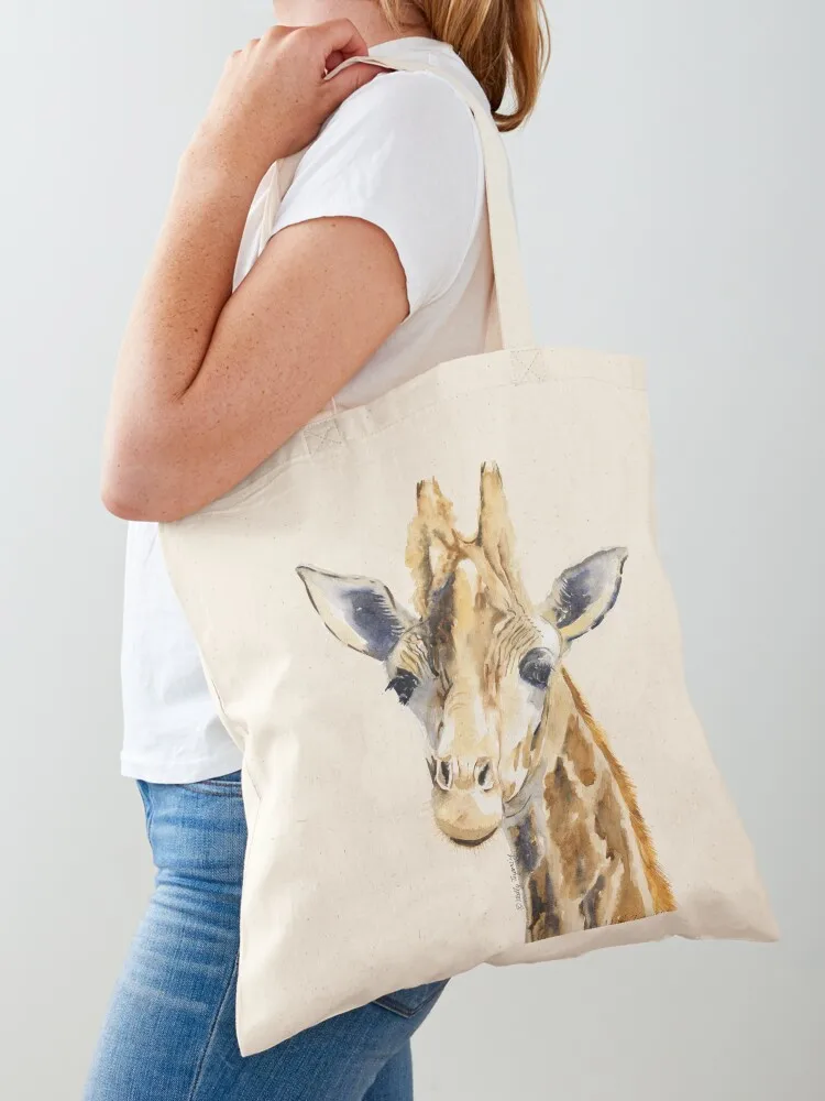 

Giraffe Watercolor Tote Bag tote bags cloth bags canvas bags reusable shopping great bag