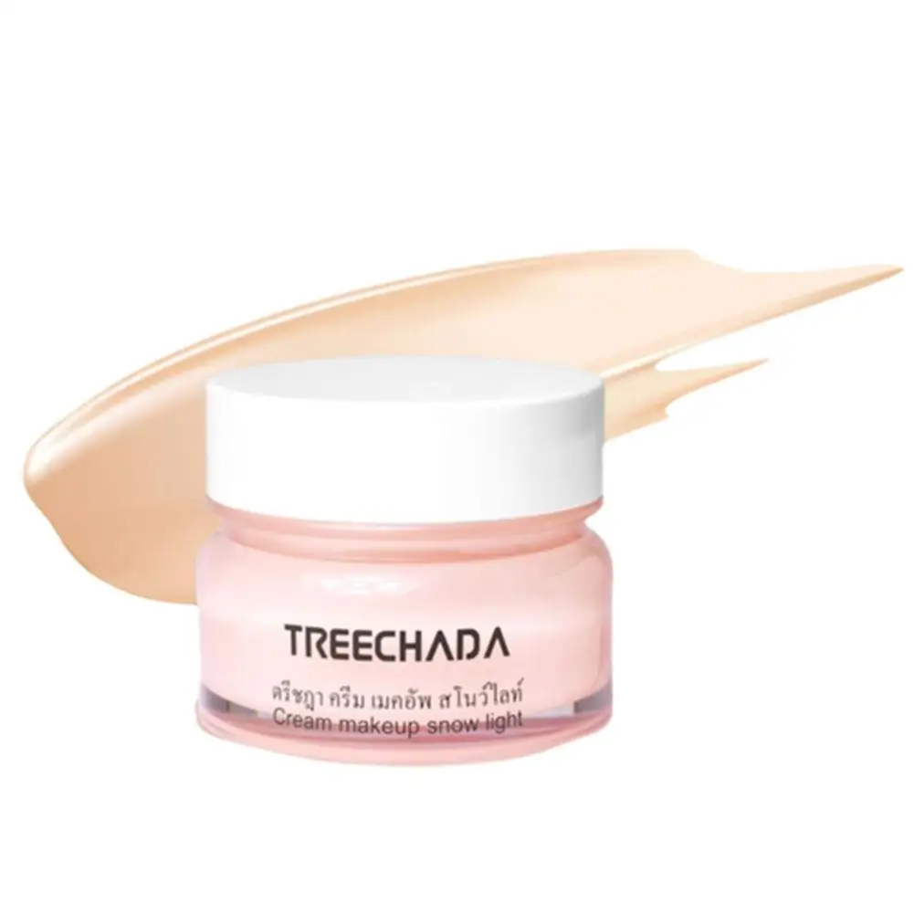 50g Creme Facial TR Foundation Corretivo Iluminando Suavizar Nude ﻿   Maquiagem Branqueadora Maquiagem Original Hidratante U4S4