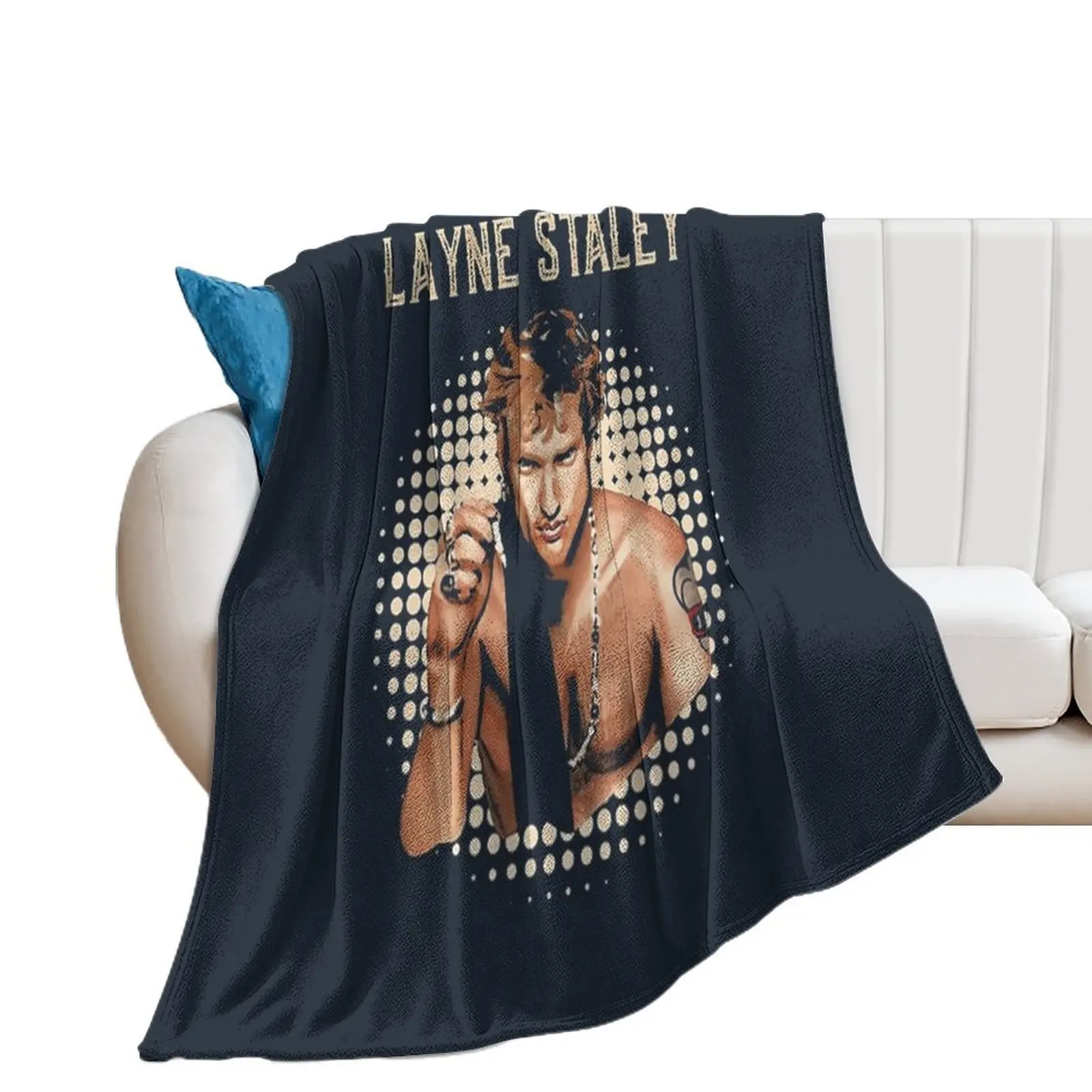 LAYNE STALEY Throw Blanket Thin Retros Blankets