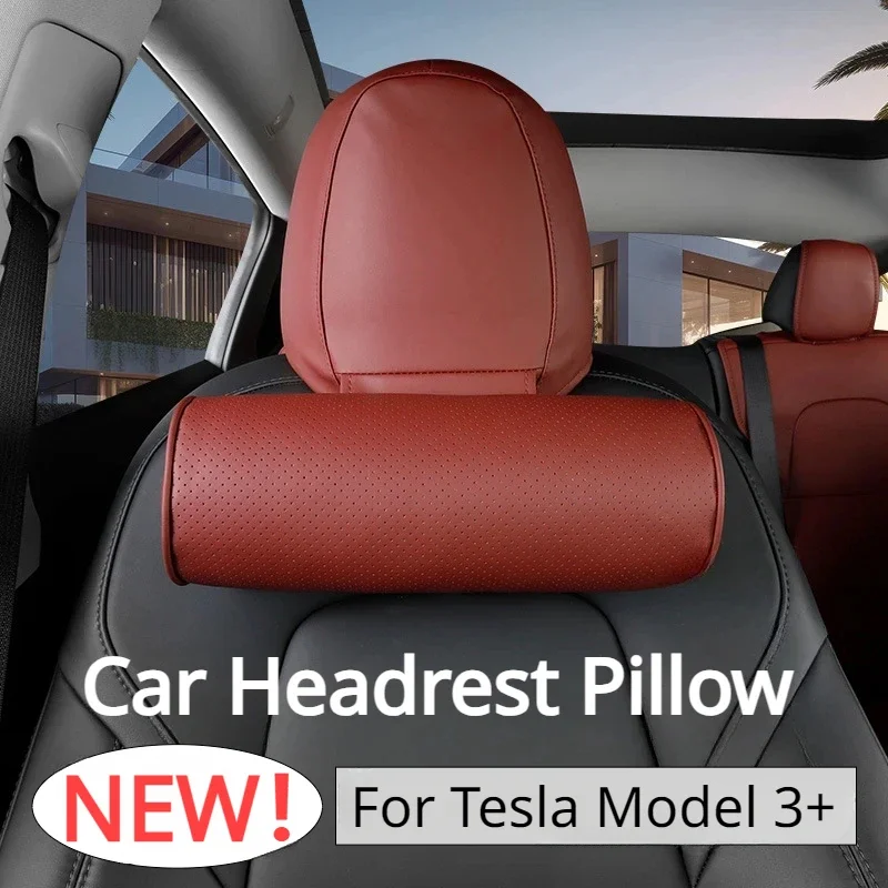 

Headrest Pillow for Tesla New Model 3+ Highland 2024 Headrest Comfortable Neck Pillow Back Cushion Model3 Modely Car Accessories