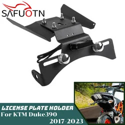 Duke390 License Plate Holder Bracket For KTM Duke 390 2017-2023 2022 2021 Motorcycle Tail Tidy Fender Eliminator Accessories