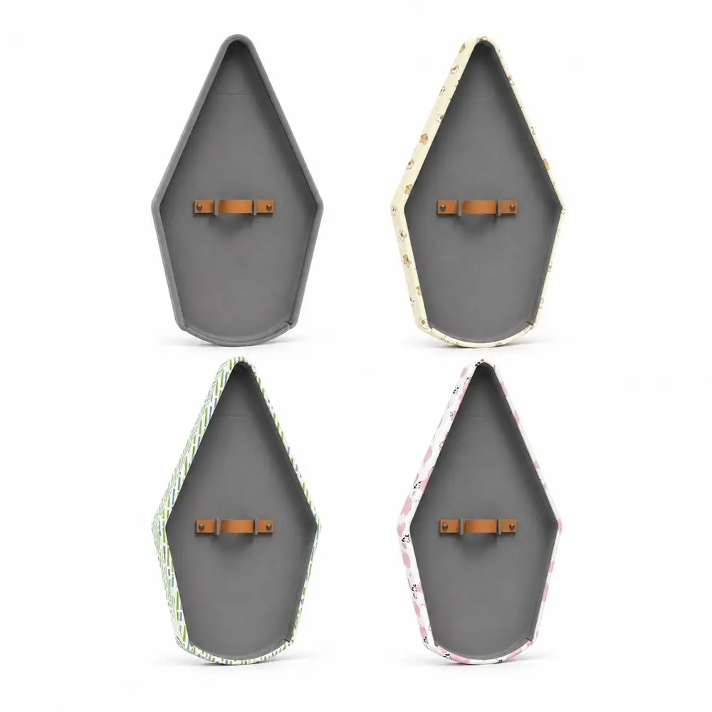 Heat-Resistant Handheld Ironing Board Sponge Padding Insulated Ironing Plate Layered Padding Reinforced Handle Iron Pad Cover
