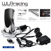 Tubo de escape de acero inoxidable recortado, Kit de silenciador de punta de escape de válvula eléctrica, 2,5 "" / 3""