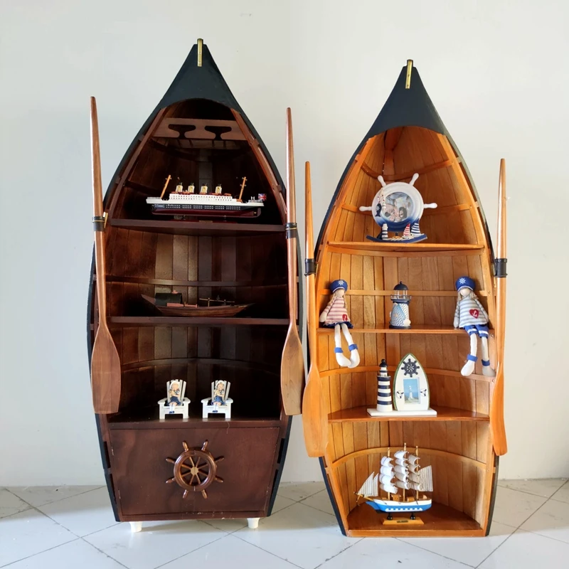 Rak buku loker pribadi dari kayu solid