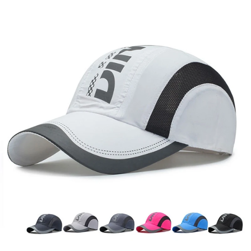 

New Summer Hat Quick-Drying Cap Fashion Spring Baseball Cap Outdoor Sports Cap Breathable Mesh Hat Visor Hat